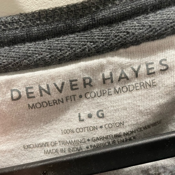 100% cotton Denver Hayes long sleeve shirt size large - Picture 2 of 3